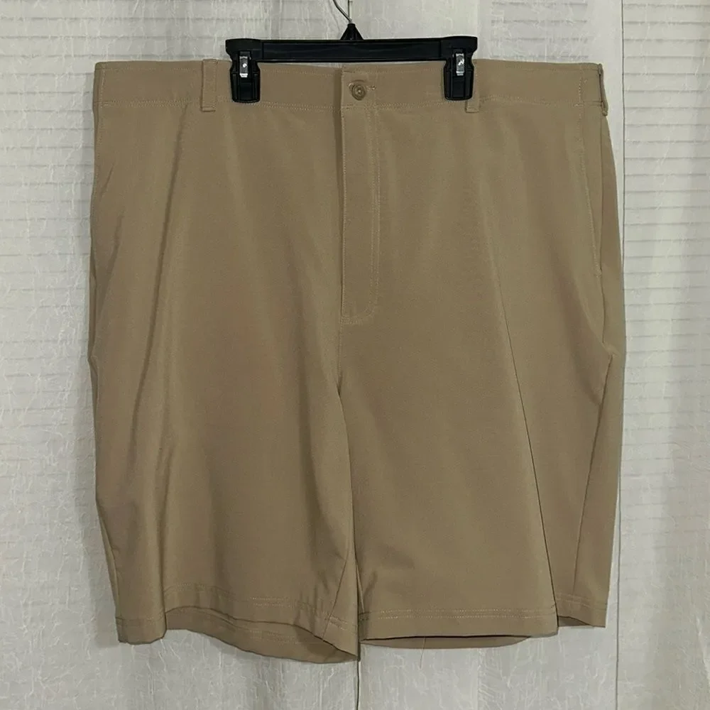Ben Hogan 42 Khaki Nylon Golf Lightweight Shorts